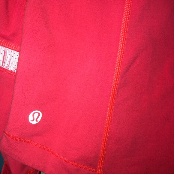 Lululemon Athletica Lululemon Run Reflect Pullover Pink/Orange Half Zip Small - Picture 9 of 14